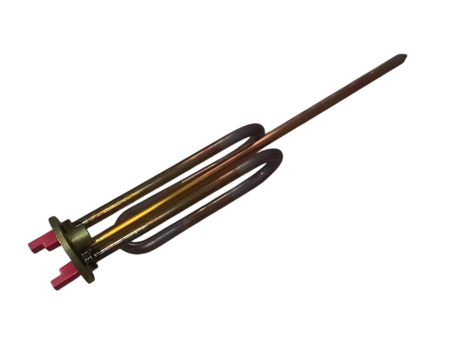 Нагревательный элемент (ТЭН) RCF PA M6 1500W 220V, G8 под круглый фланец (красный изолятор), c местом под анод M6 THERMOWATT 184280 3402100