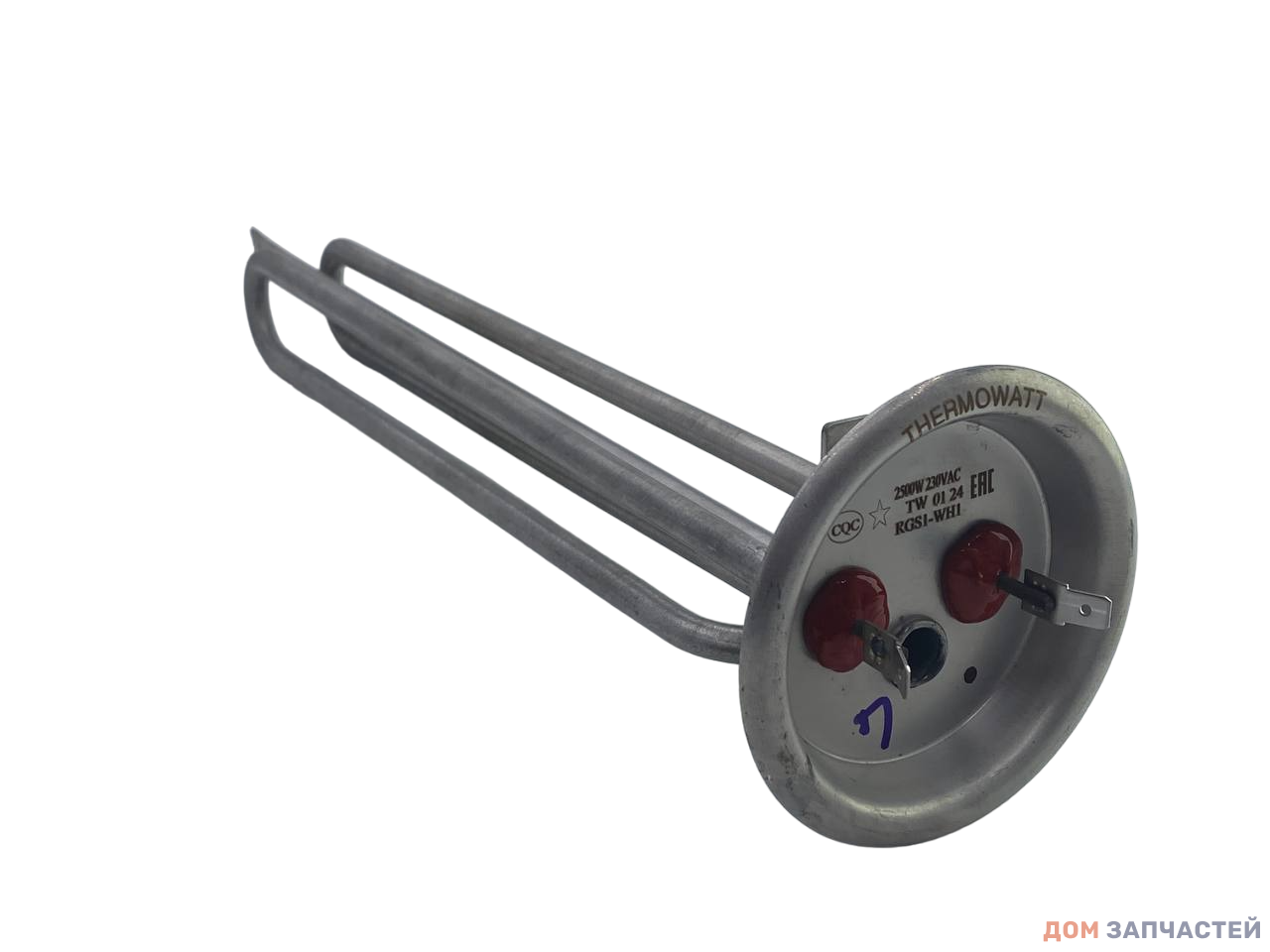 Нагревательный элемент (ТЭН) RF фл. 92 2500W НЕРЖ AISI 316 PREMIUM под анод М6 Thermowatt 3170120