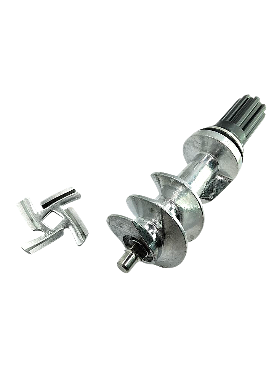 Шнек с ножом для мясорубки BRAUN, 145 мм (зам. 4195614)