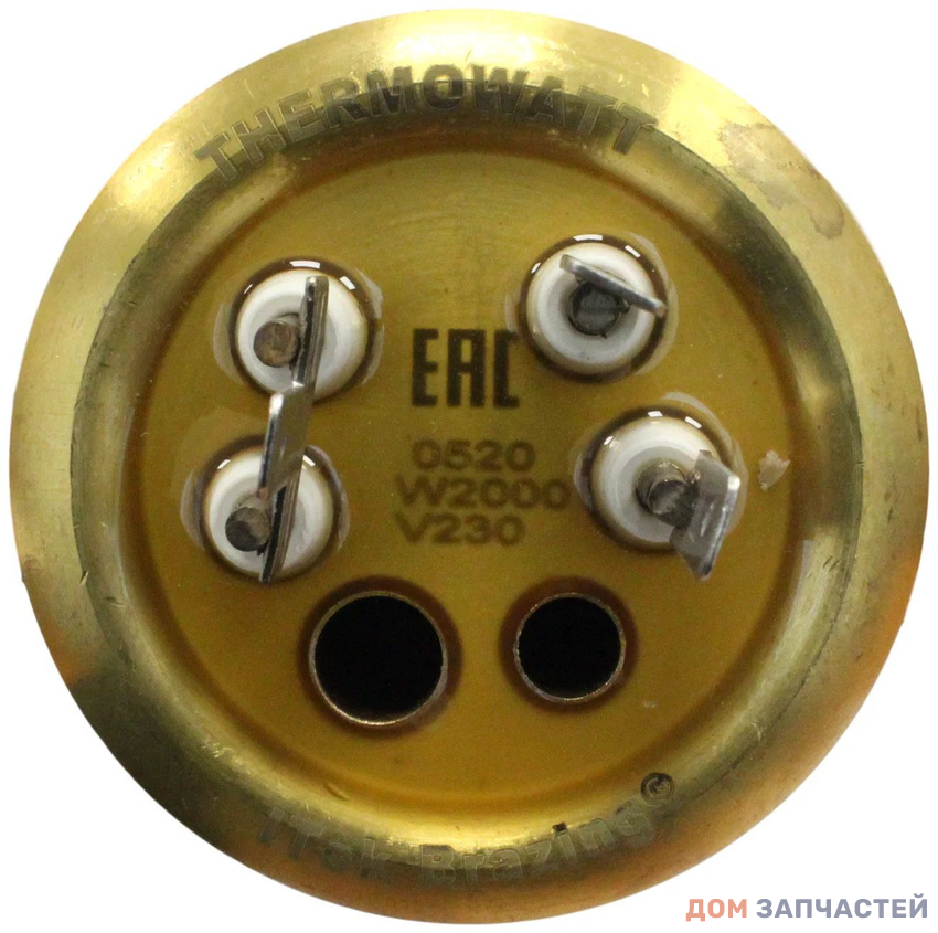 Нагревательный элемент (ТЭН) RF фл. 64 VER 2500W (1,5+1) МЕДЬ PREMIUM под анод М4 (MTS 65150721 65152340 ) Thermowatt 3174149