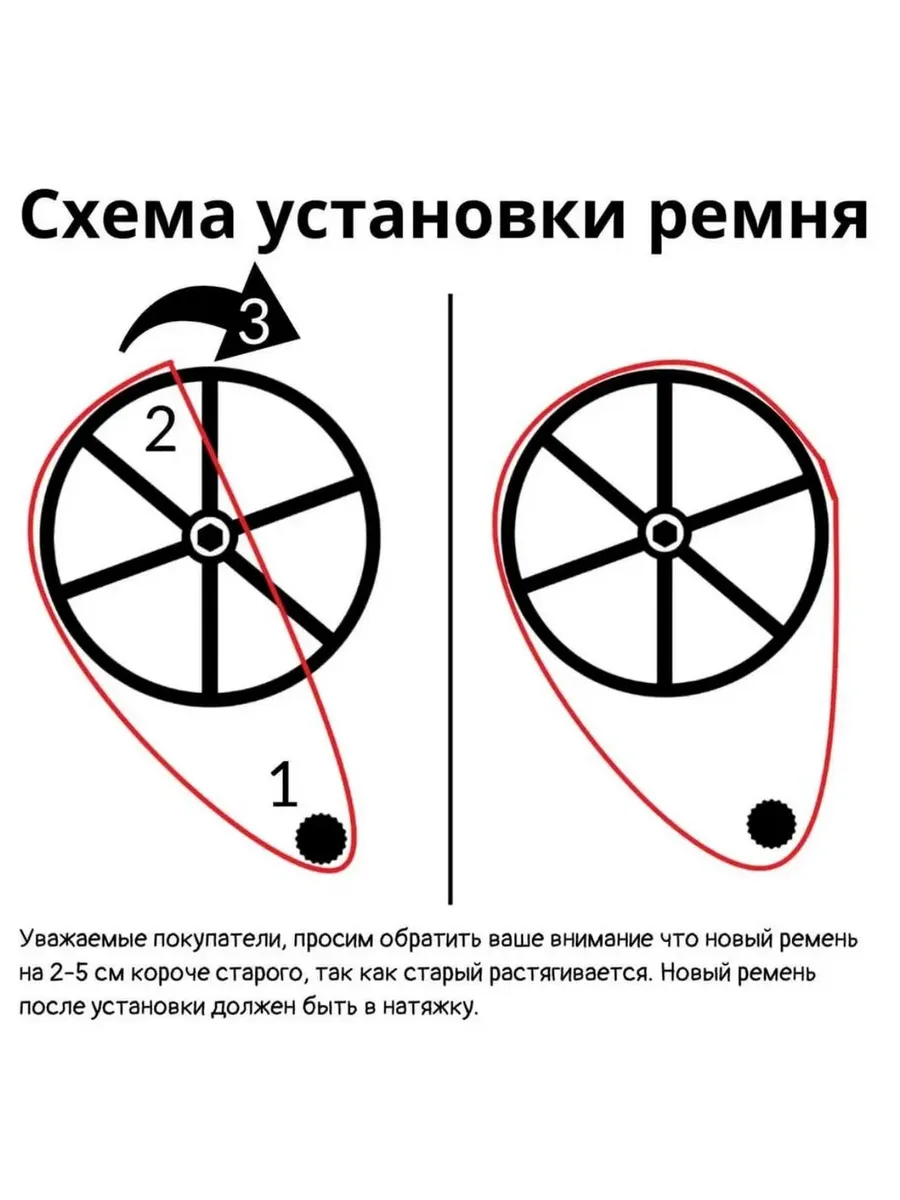 Ремень для хлебопечек Clatronic, Binatone, Smile, First