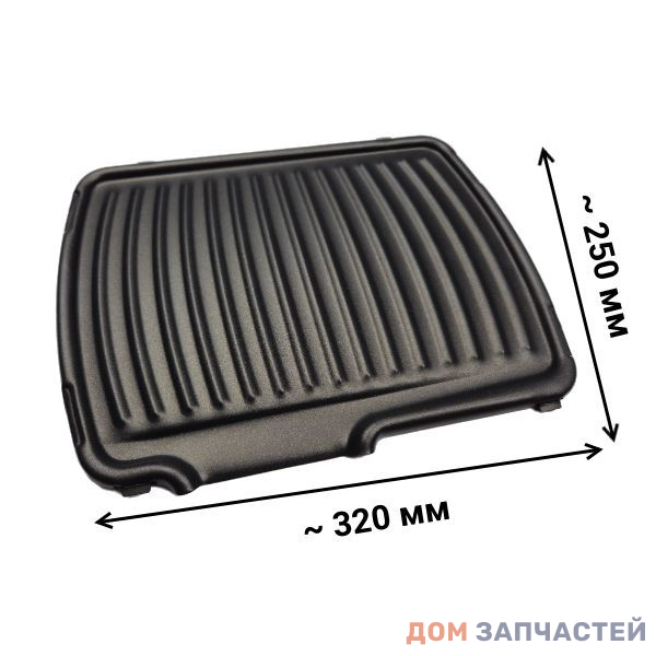 Жарочная панель для электрогриля Tefal GC305.. GC308.. TS-01035590