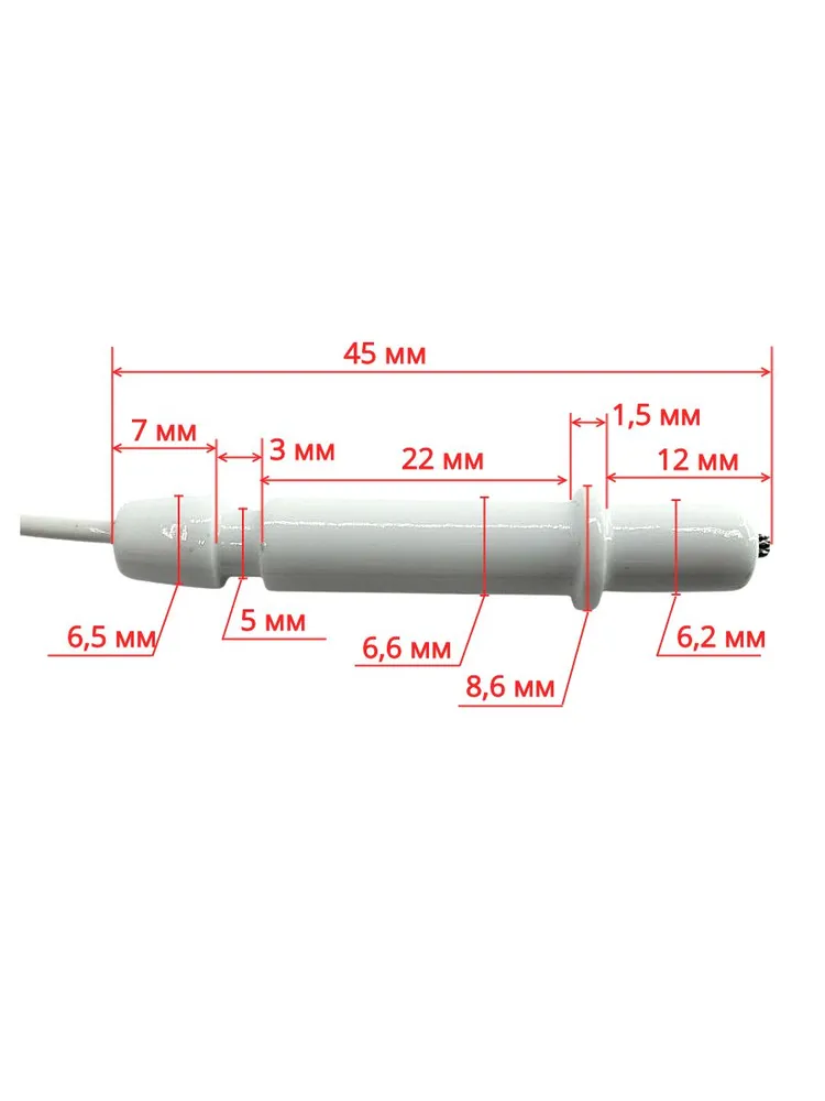 Свеча поджига 12966200001923 для газовых плит MIDEA, COMFEE