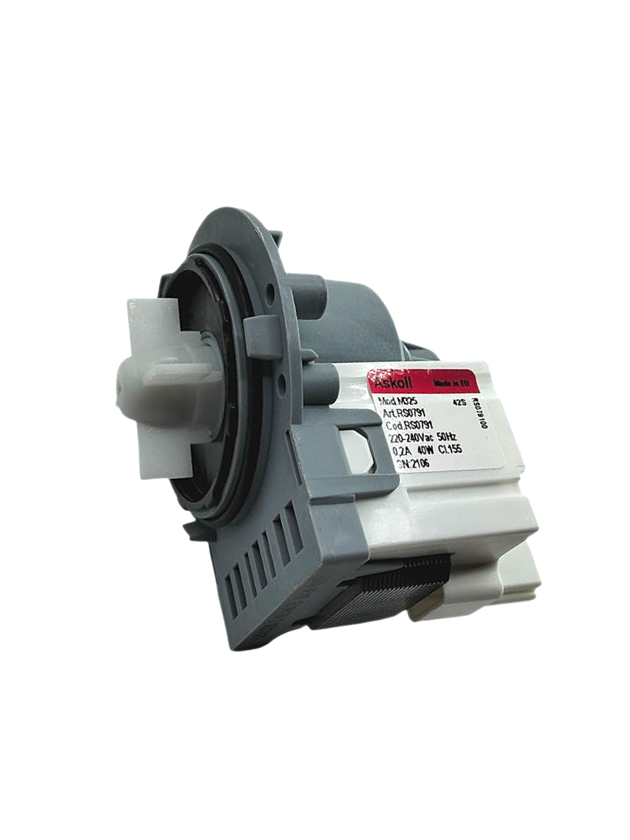 Насос 40W для стиральной машины 3 винта, под фишку