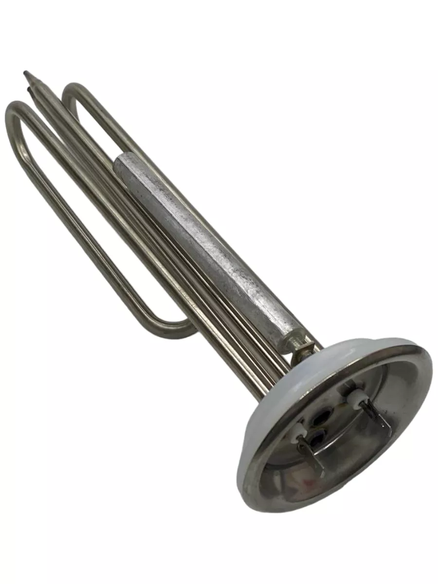 ТЭН (нагревательный элемент) RF 1,5 кВт (1500W) с фланцем 92мм для водонагревателя Electrolux, Etalon, Ballu, Zanussi (921002) в комплекте с анодом М6 (818812) и прокладкой (819995) 