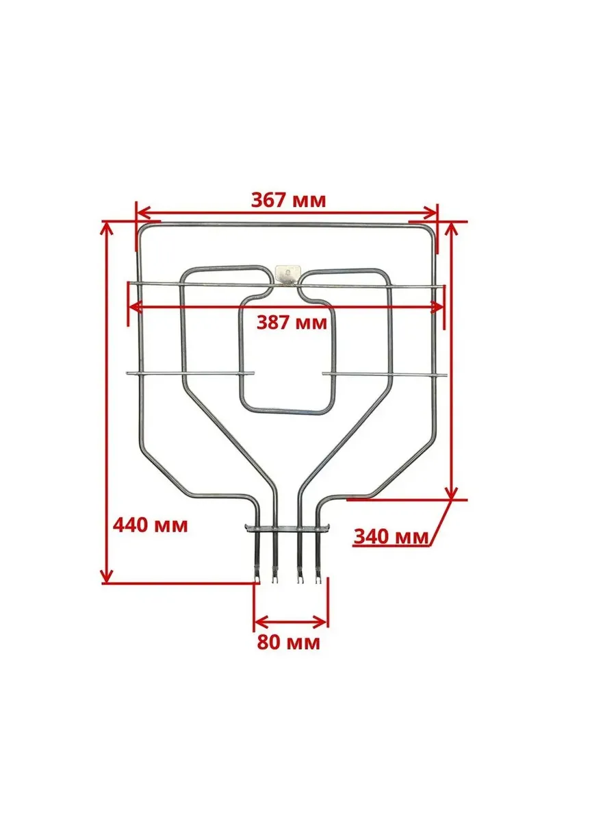ТЭН верхний для духовки Bosch Siemens 2800 Вт