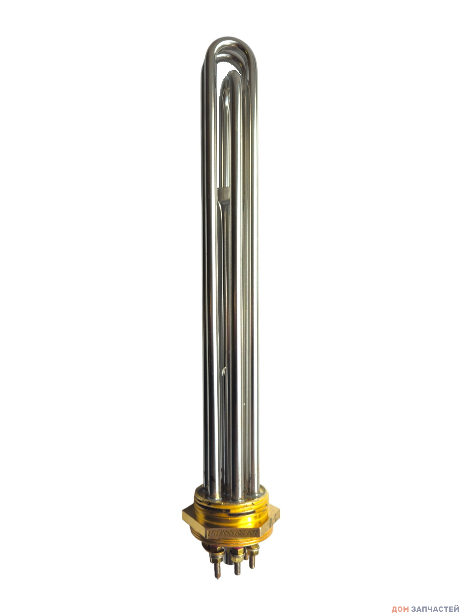 Блок ТЭНов на резьбе G1" 1/2 (48 мм) 9000W (3*3000 W) (220/380 V) L тэна 310 мм