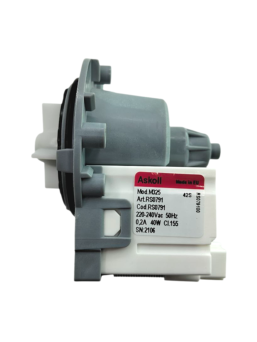 Насос 40W для стиральной машины 3 винта, под фишку