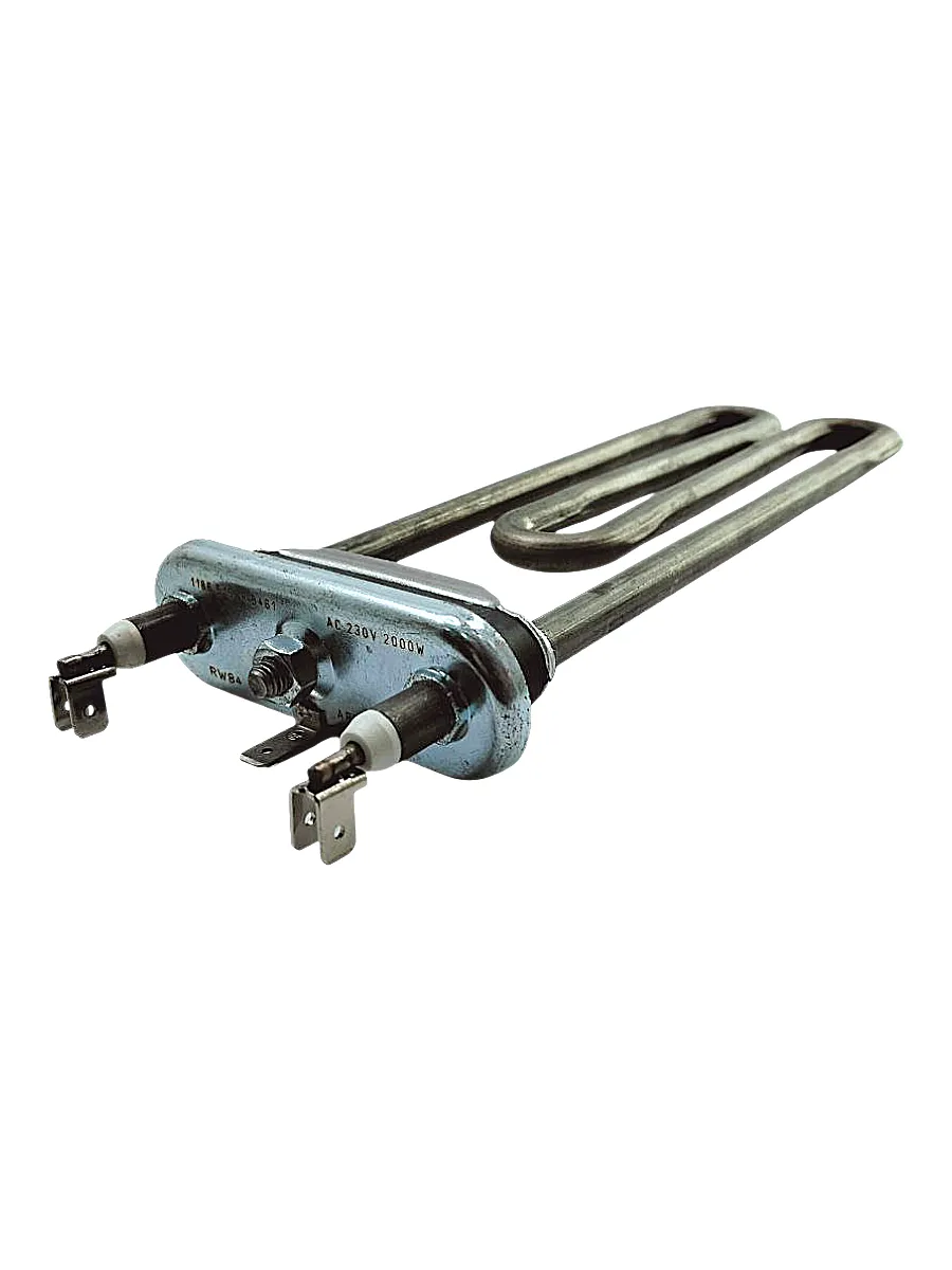 ТЭН 2000 W для стиральной машины, без отверстия под датчик