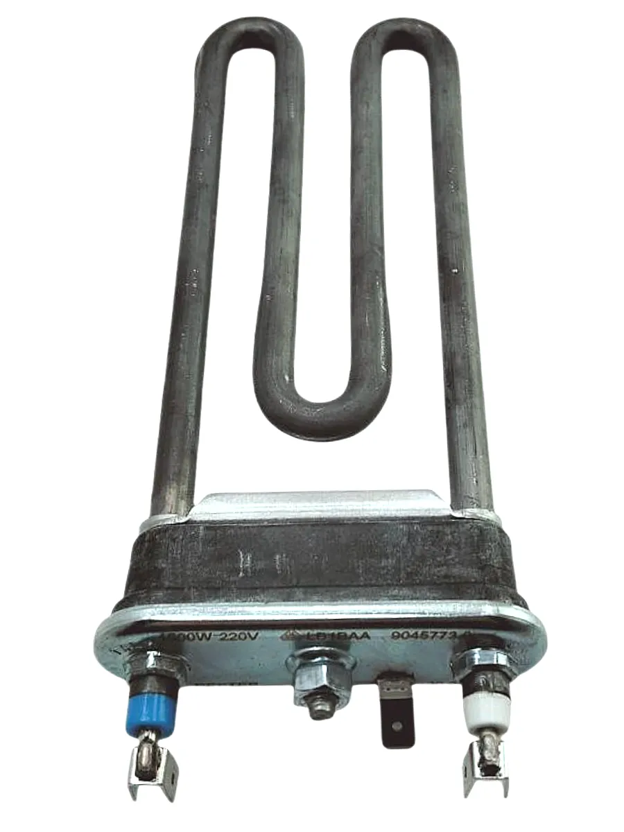 ТЭН 1500 W для стиральной машины, без отверстия под датчик