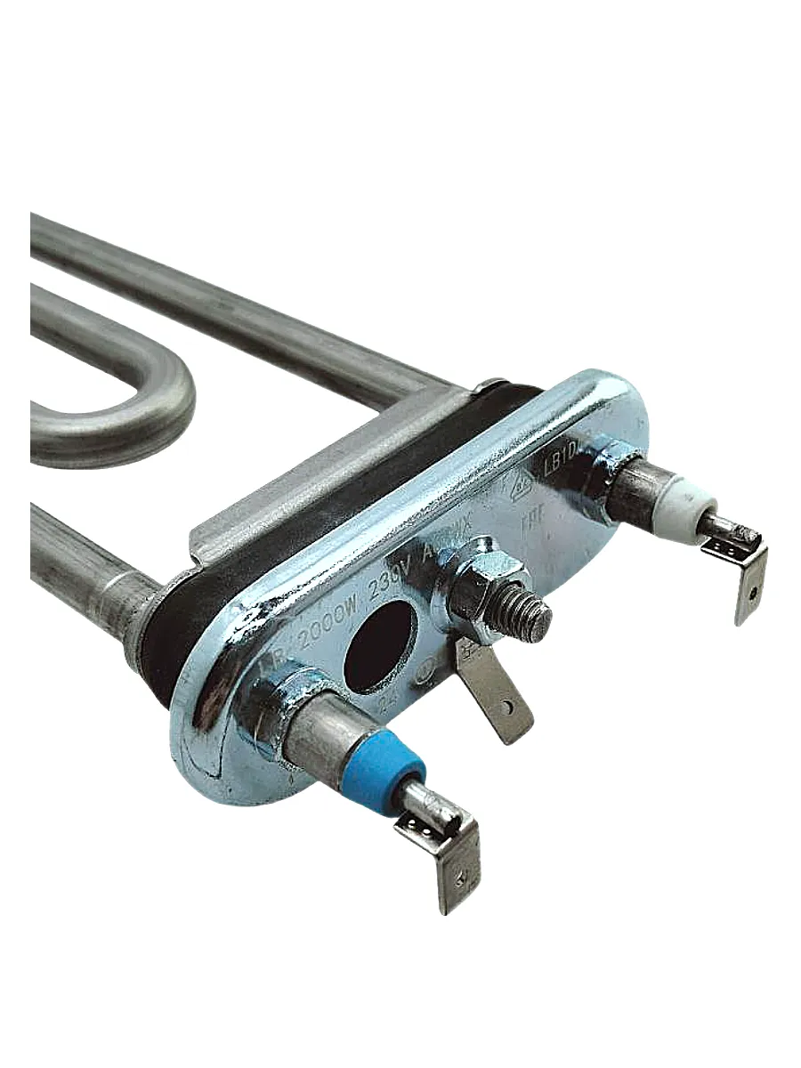 ТЭН для стиральной машины 2000 W, с отверстием под датчик