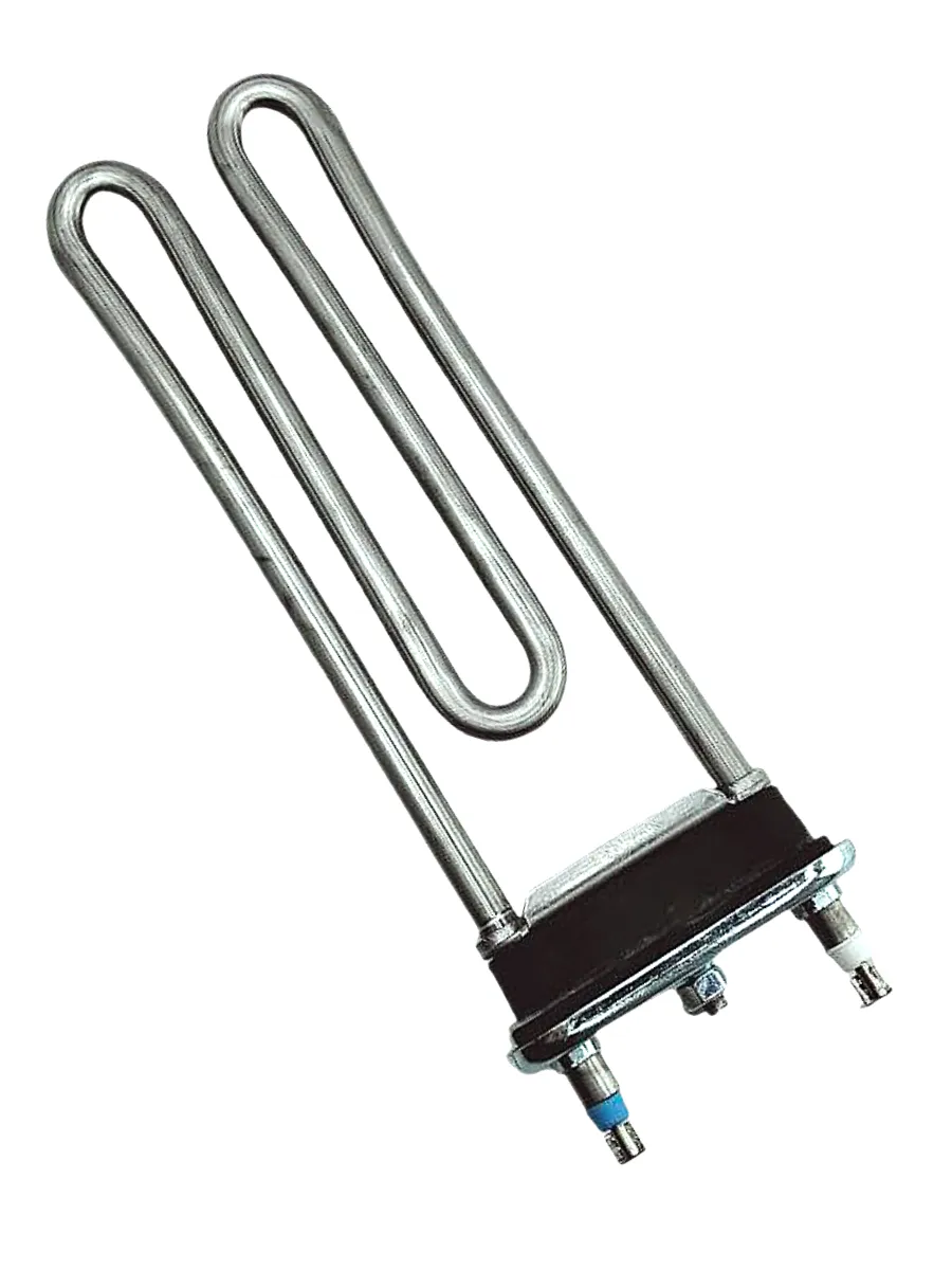 ТЭН 2000 W для стиральной машины, с отверстием под датчик