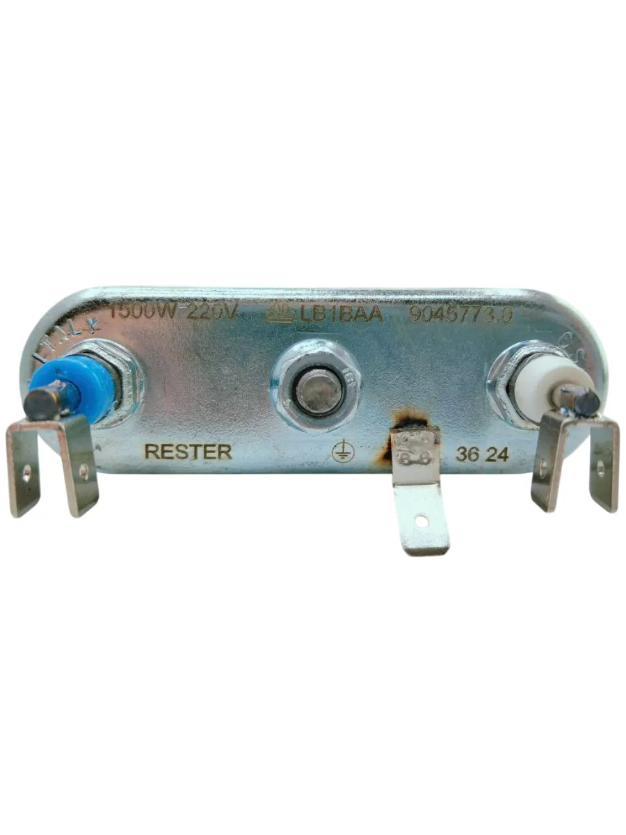 ТЭН 1500 W для стиральной машины, без отверстия под датчик